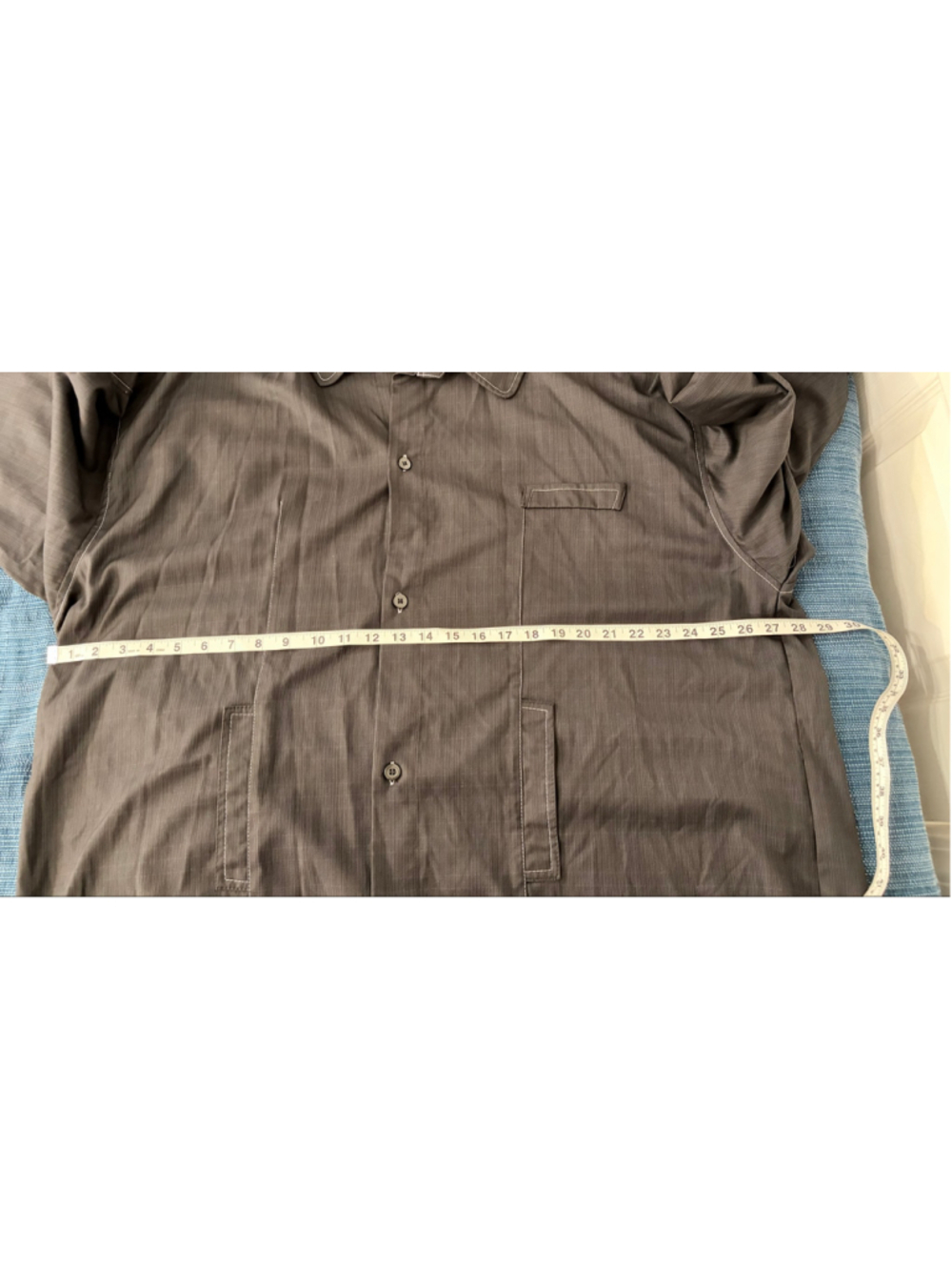 Montique Black Two Piece Set with White Stitching, Size 50R - Picture 14 of 16